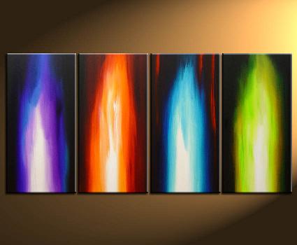 Dafen Oil Painting on canvas abstract -set114